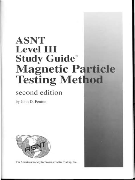 <b>Unlock Expertise with ASNT Study Guide: Master Eddy Current Testing Techniques</b>